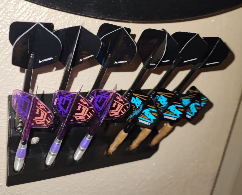 Dartpfeilhalter für 12 Steeldarts Pfeile Darthalter Darts Halter Wandhalterung