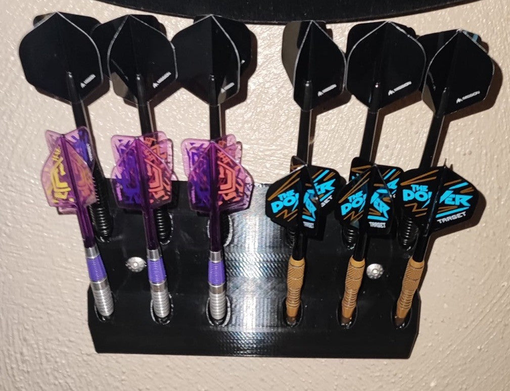 Dartpfeilhalter für 12 Steeldarts Pfeile Darthalter Darts Halter Wandhalterung