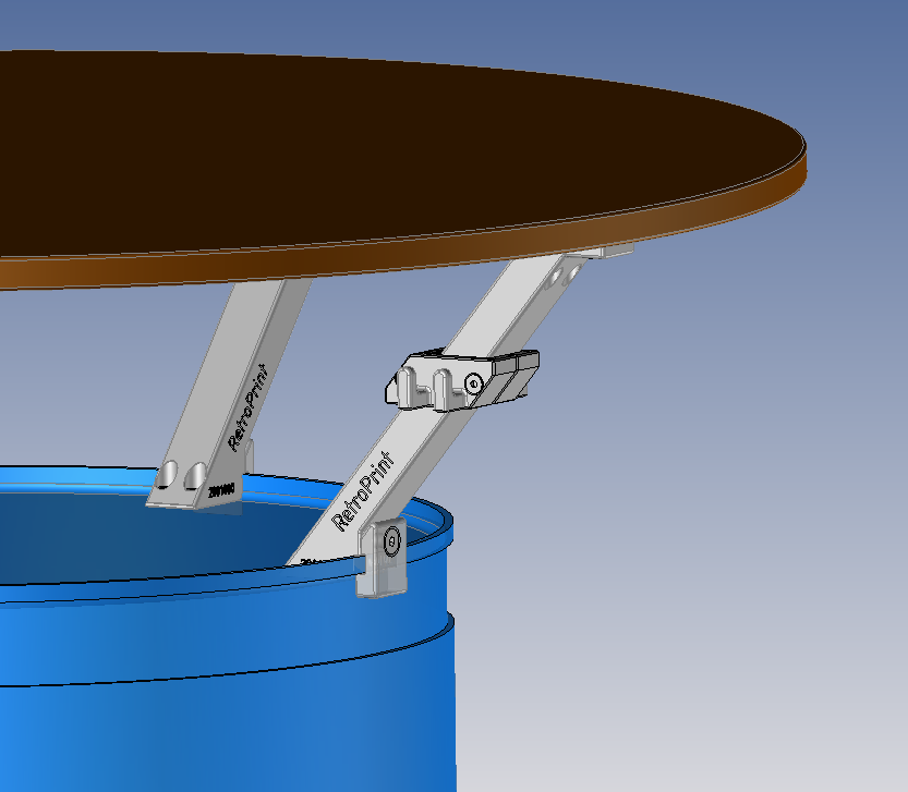 Garderobehalter 2 Stück Für Stehtisch Halter Ölfass 2001000