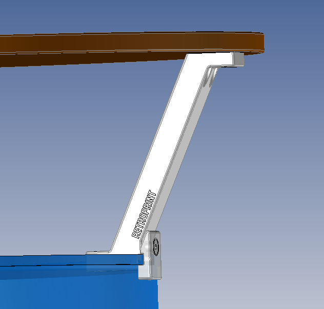 Stehtisch Halter für 80 cm Tischplatte 200800