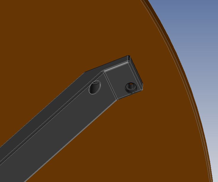 Stehtisch Halter für 100 cm Tischplatte 2001000